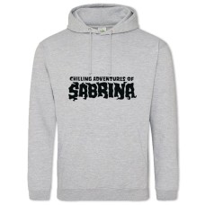 Hoodie with Print Chilling Adventures Of Sabrina Logo - 2XL grey