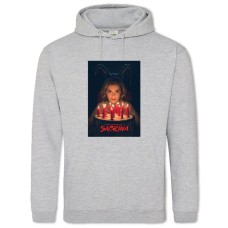 Hoodie with Print Chilling Adventures Of Sabrina Print - 2XL grey