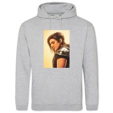 Hoodie with Print The Mandalorian Cara Dune - 2XL grey