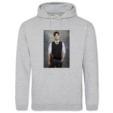 Hoodie with Print Criminal Minds Hero Spencer Reid Print - 2XL grey