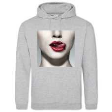 Hoodie with Print True Blood Print - 2XL grey