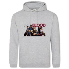 Hoodie with Print True Blood Heroes - 2XL grey