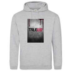 Hoodie with Print True Blood Logo - 2XL grey