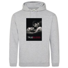 Hoodie with Print True Blood Heroes Print - 2XL grey