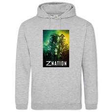 Hoodie with Print Z Nation Print - 2XL grey