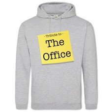 Худи с принтом Офис Логотип - 2XL серый