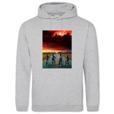 Hoodie with Print Stranger Things Universe - 2XL grey