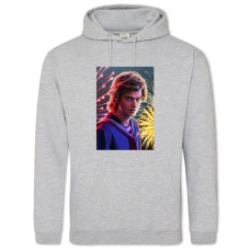 Hoodie with Print Stranger Things Steve Harrington - 2XL grey