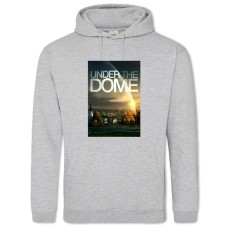 Hoodie with Print Under The Dome Print - 2XL grey