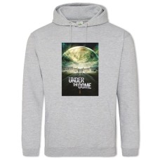 Hoodie with Print Under The Dome Theme - 2XL grey