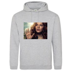 Hoodie with Print Under The Dome Julia Shumway - 2XL grey