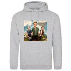 Худи с принтом Последний Москаль Главные Герои - 2XL серый
