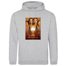 Hoodie with Print Supernatural Print - 2XL grey