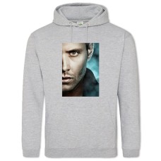 Hoodie with Print Supernatural Dean Winchester Print - 2XL grey