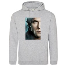 Hoodie with Print Supernatural Sam Winchester Print - 2XL grey