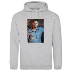 Hoodie with Print Supernatural Dean Print - 2XL grey
