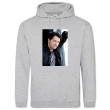 Hoodie with Print Supernatural Castiel - 2XL grey