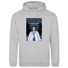 Hoodie with Print Supernatural Castiel Angel Hero - 2XL grey