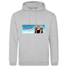 Hoodie with Print Sabrina, The Teenage Witch Heroes Logo - 2XL grey