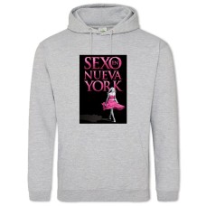 Hoodie with Print Sex And The City Theme - 2XL grey