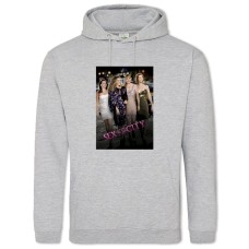 Hoodie with Print Sex And The City Characters - 2XL grey