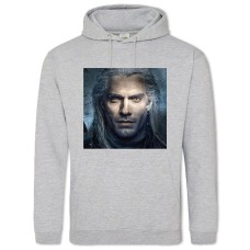 Hoodie with Print The Witcher Geralt Of Rivia Hero Print 2 - 2XL grey