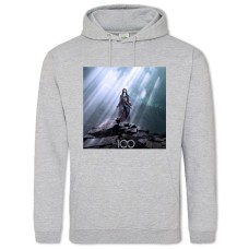Hoodie with Print The 100 Hero Print - 2XL grey