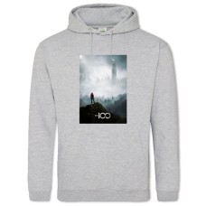 Hoodie with Print The 100 Theme - 2XL grey