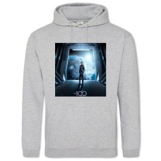 Hoodie with Print The Raven 100 - 2XL grey