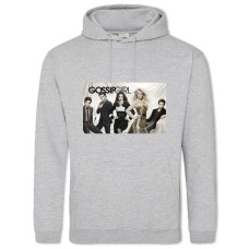 Hoodie with Print Gossip Girl Heroes - 2XL grey