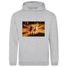 Hoodie with Print Gossip Girl Main Heroes Print - 2XL grey