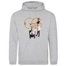 Hoodie with Print Gossip Girl Logo Heroes - 2XL grey