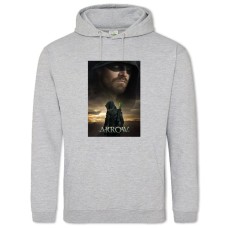 Hoodie with Print Arrow Main Hero Print - 2XL grey
