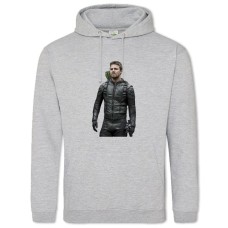 Hoodie with Print Arrow Theme Strong Hero - 2XL grey