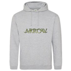 Hoodie with Print Arrow Logo - 2XL grey