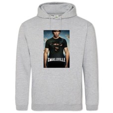 Hoodie with Print Smallville Print - 2XL grey