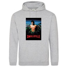 Hoodie with Print Smallville Theme - 2XL grey