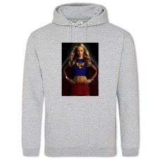 Hoodie with Print Smallville Girl - 2XL grey