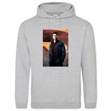 Hoodie with Print Smallville Hero - 2XL grey