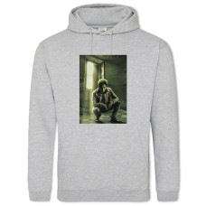 Hoodie with Print Titans Hero - 2XL grey
