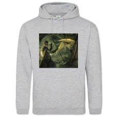 Hoodie with Print Titans Cute Hero - 2XL grey