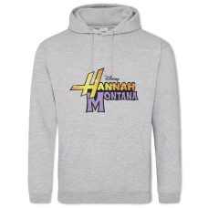 Худі з принтом Ханна Монтана Логотип - 2XL сірий