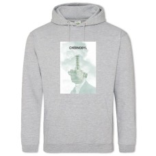 Hoodie with Print Chernobyl Theme - 2XL grey