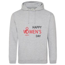 Худи с принтом С 8 Марта! Счастливый Женский День - 2XL серый