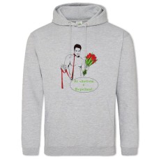 Худи с принтом С 8 Марта! С Праздником 8 Марта! Укр Версия - 2XL серый