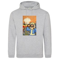 Худі з принтом Фоллаут Арт Версія - 2XL сірий