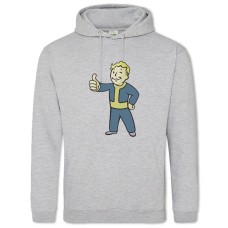 Худі з принтом Фоллаут Окей Чоловік - 2XL сірий