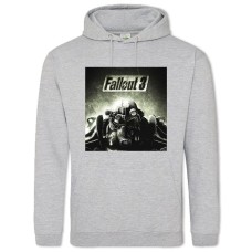 Худі з принтом Фоллаут 3 Принт - 2XL сірий