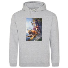 Худі з принтом Фар Край Тигр Видання - 2XL сірий