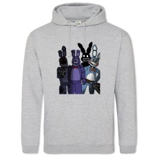 Hoodie with Print Five Nights At Freddy's Toys - 2XL grey